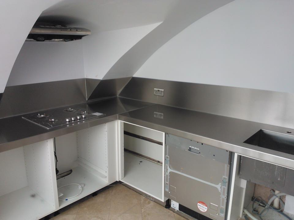 Stainless Steel Kitchen Worktop Richmond